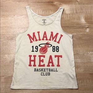 Miami Heat cream tank top from Hardwood Classics